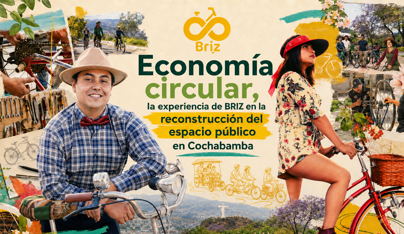 Economía circular, la experiencia de BRIZ en la reconstrucción del espacio público en Cochabamba