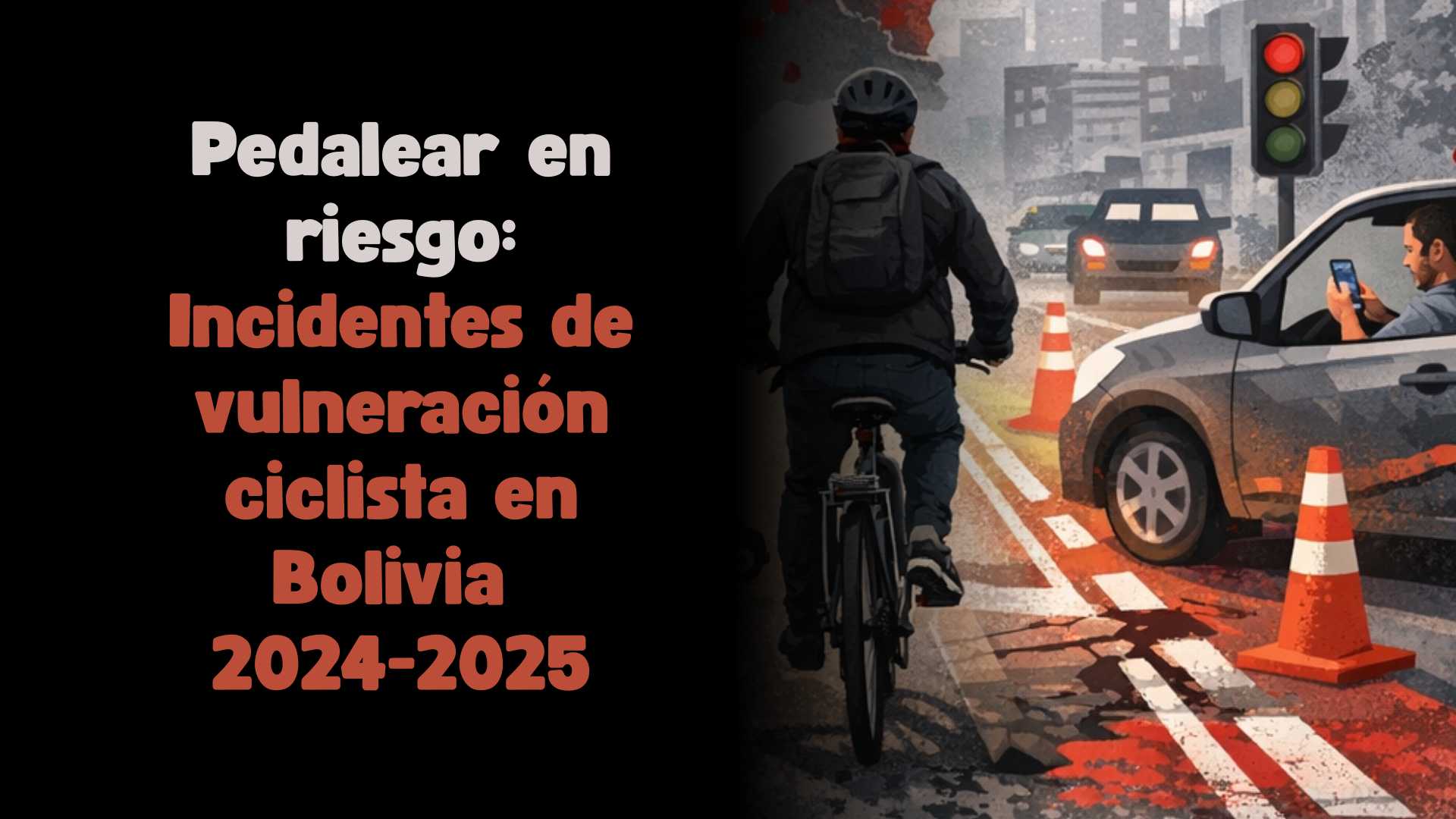 Pedalear en riesgo: Incidentes de vulneración ciclista en Bolivia 2024-2025